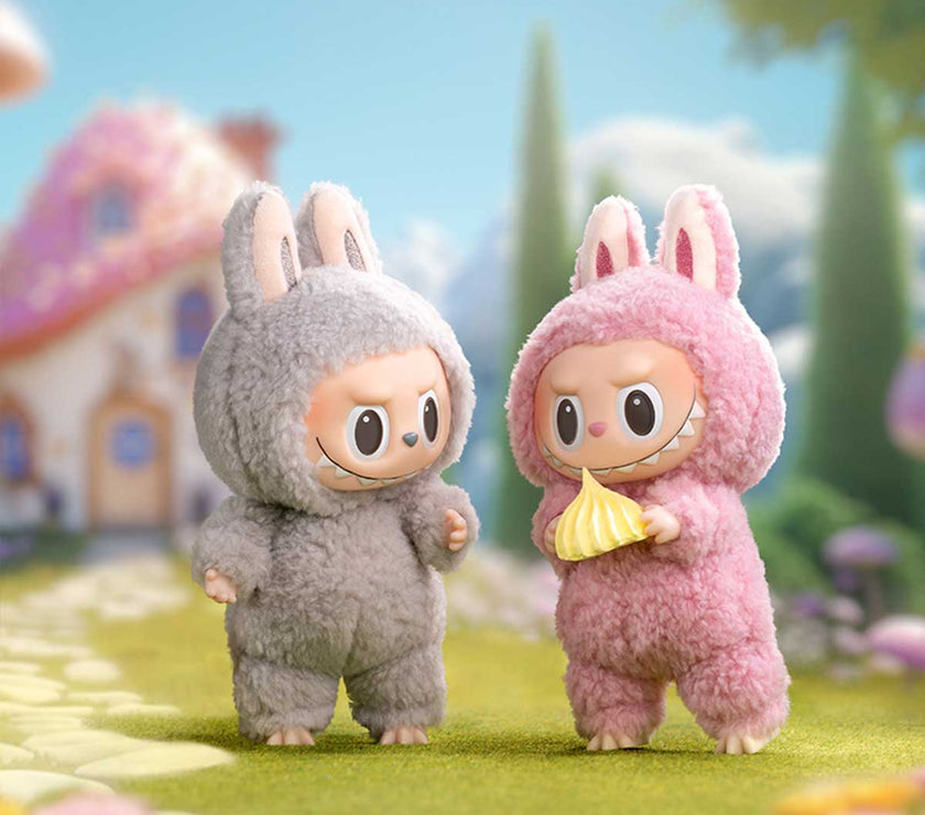 Peluche Labubu en Vinyle Exciting Macaron Series - Box de 6 pièces