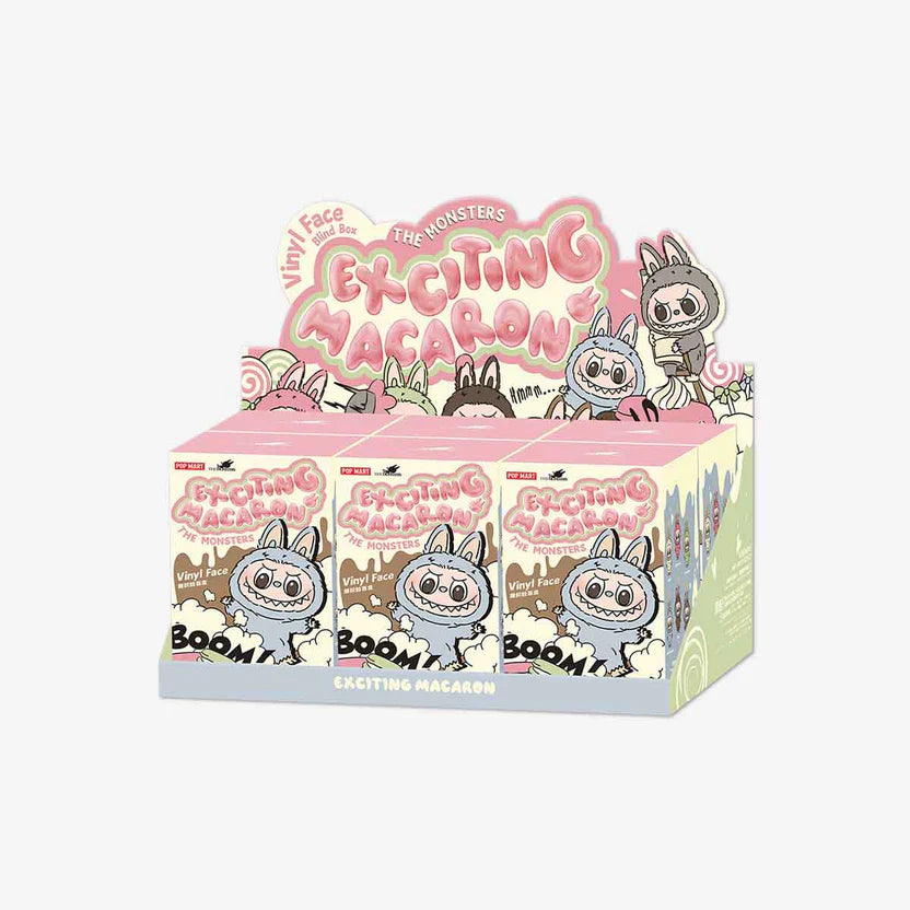 Peluche Labubu en Vinyle Exciting Macaron Series – Box de 6 pièces