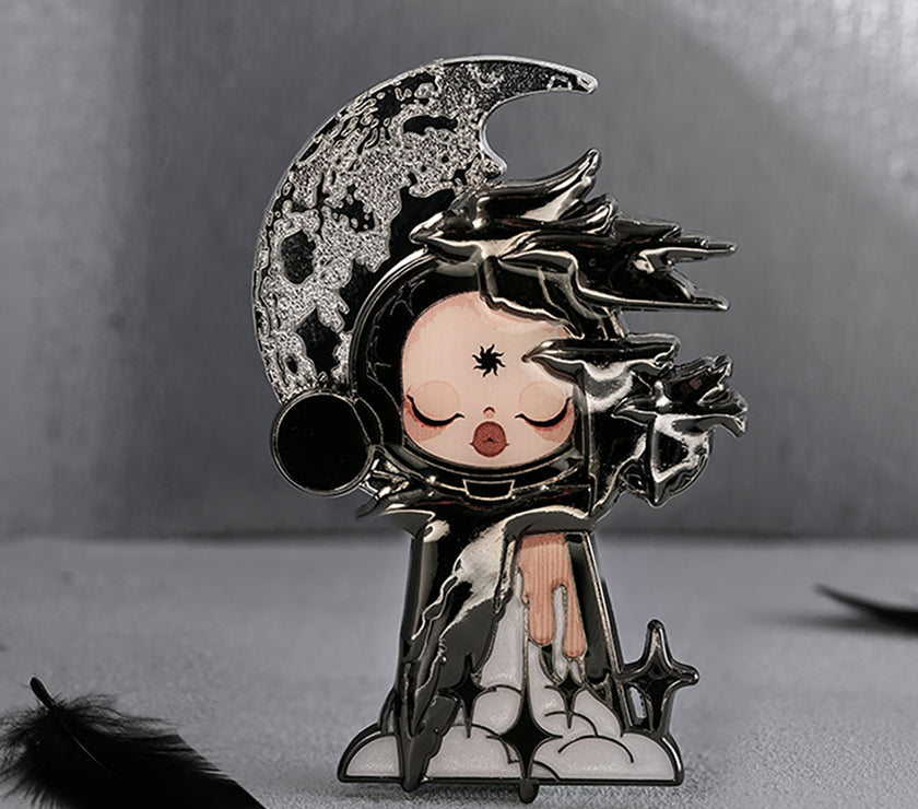 Blind Box Peluche Labubu THE Monster SkullPanda series