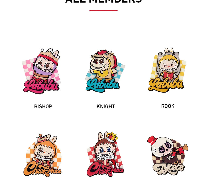 Labubu Blind Box Let's checkmate series