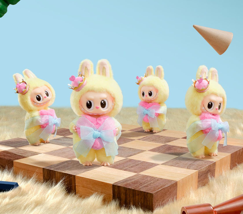 Peluche Labubu pour fille THE MONSTERS Let's Checkmate Series Vinyl