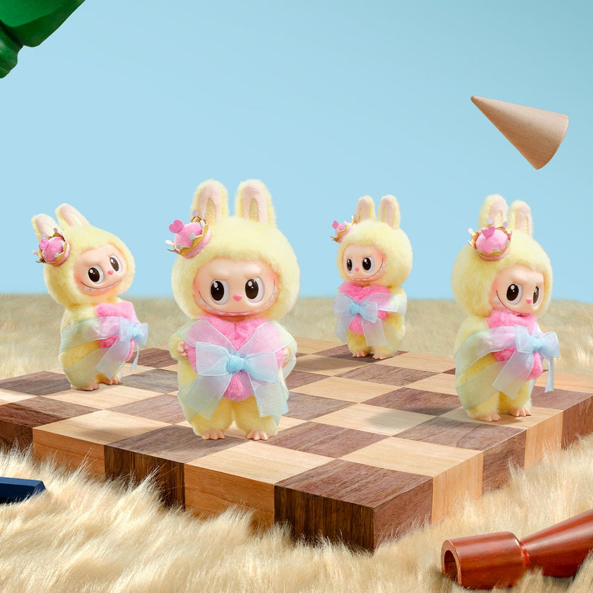 Peluche Labubu pour fille THE MONSTERS Let's Checkmate Series Vinyl