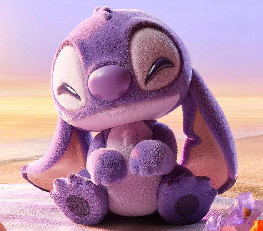 Labubu popmart x Disney Stitch Little Emotions Series Figures
