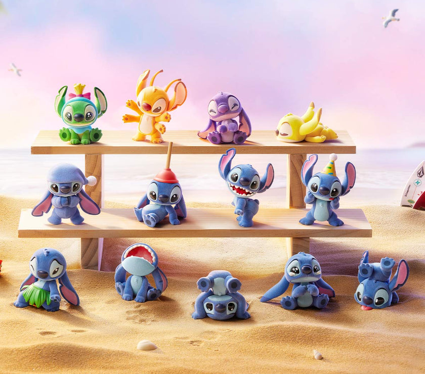 Labubu popmart x Disney Stitch Little Emotions Series Figures