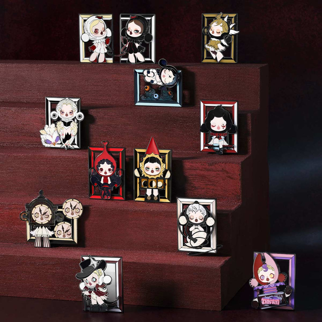 Blind Box Peluche Labubu SkullPanda series